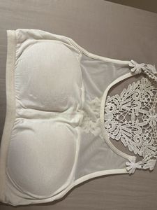 Elegant Lace Detail Bra Top