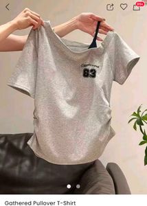 off shoulder grey savana top