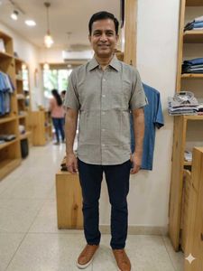 Classic Striped Short Sleeve Shirt