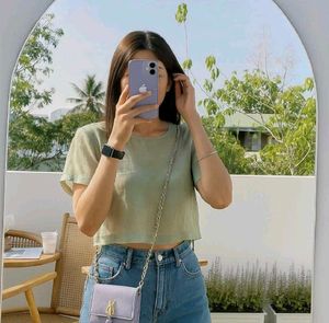 Vero Moda Sheer Crop Top