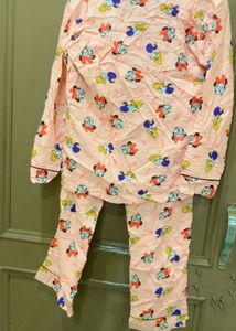 Brand New Pink Disney Character Pajama Set