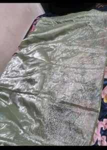 Pure jimmi choo saree with stitched blouse upto 42