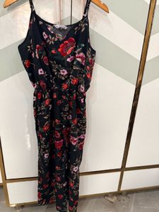 Floral Print Jumpsuit - Effortless Style