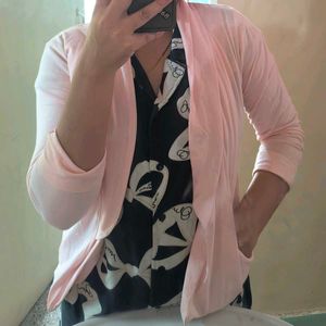 Casual Open Front Jacket
