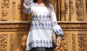 Elegant White Kurta Set