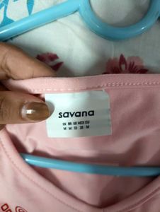 Cute Pink fitted top M size