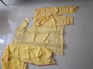 Elegant Yellow Kurta Set with Dupatta