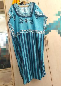Designer Batik Kaftan Gown