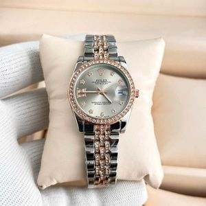 Rolex Datejust Rose Gold Diamond Watch
