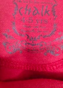 Red High Neck T-Shirt