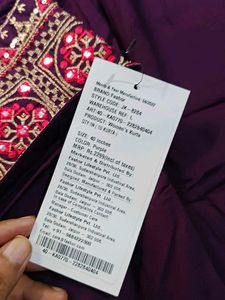 Embroidered Purple Kurta