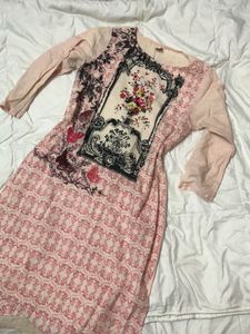 Straight printed kurta