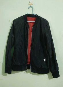 Stylish Black Bomber Jacket