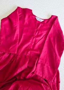 beautiful maroon kurta set
