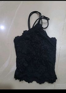 Black Lace Cami Top
