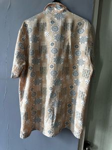 Snitch loose fit Bohemian Print shirt