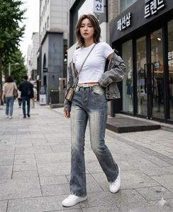 🚀Authentic JJIM Korean Streetwear Flared Jeans 🚀