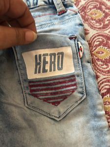 Kids Light Wash Distressed Jeans