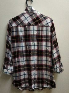 Red And White Checker Top
