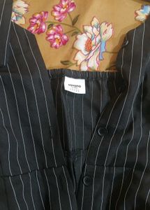 Pinstripe Halter Neck Jumpsuit