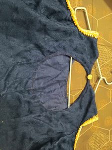 Elegant Blue Net Blouse