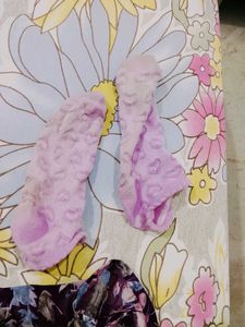 Cute Pink Heart Pattern Socks