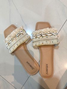 Embellished Goa Flat Sandals