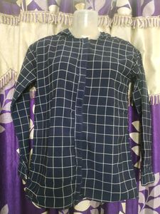 Hoody-Men-L-sized, Checked Hoddy