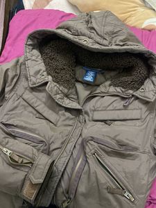Authentic Ralph Lauren Padded Hooded Jacket (crop)