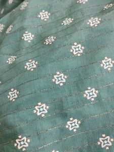Rangita Sage Green Printed Casual Kurta (Women)