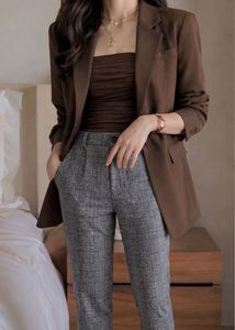 Women’s Checked Formal Trousers