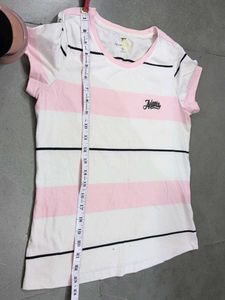Striped 'Atlanta' Graphic Tee
