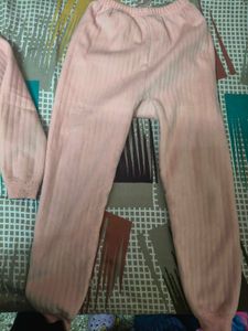 Adorable Pink Dino Fleece Cord set for 5-7 years
