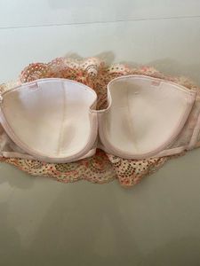Floral Lace Bandeau Bra