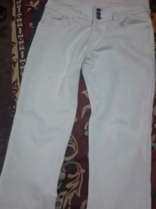 High-Waisted Light Blue Jeans