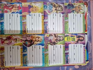 Barbie Name Labels for School