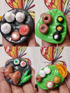 4 food fridge magnet