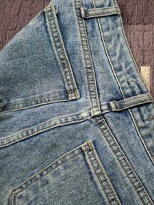 Light Wash Split Hem Jeans