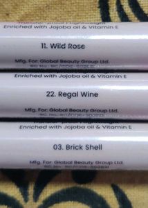 Swiss Beauty Matte Lip Crayons