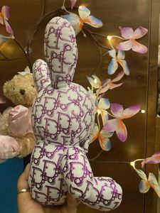 Dior Print Plush Bunny Toy