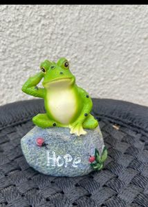 Set Of 3 Decor Item Frog