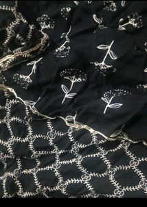 navy  blue anarkali