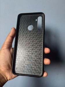 Purple Realme 5 Heart Pattern Phone Case