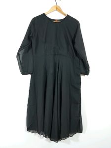 Black Casual  A-Line Flared Kurtha (Women's)
