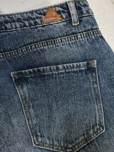 Recap distress jeans