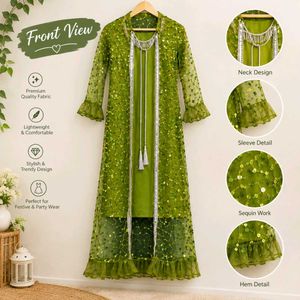 Stunning Sequin Kurti Set