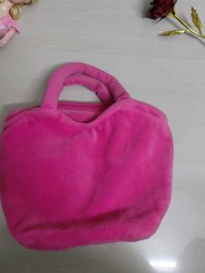 Cute Pink Dog Plush bag for Kids