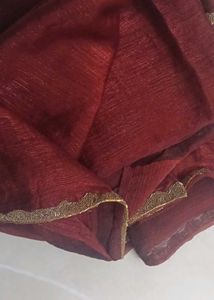 Excellent space silk saree with blouse