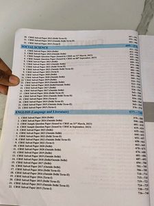 CBSE Class 10th PYQs - Past 10 Years' Solved Paper