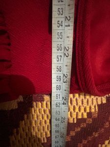 Reddish Maroon Puff Sleeve Square Neck Top